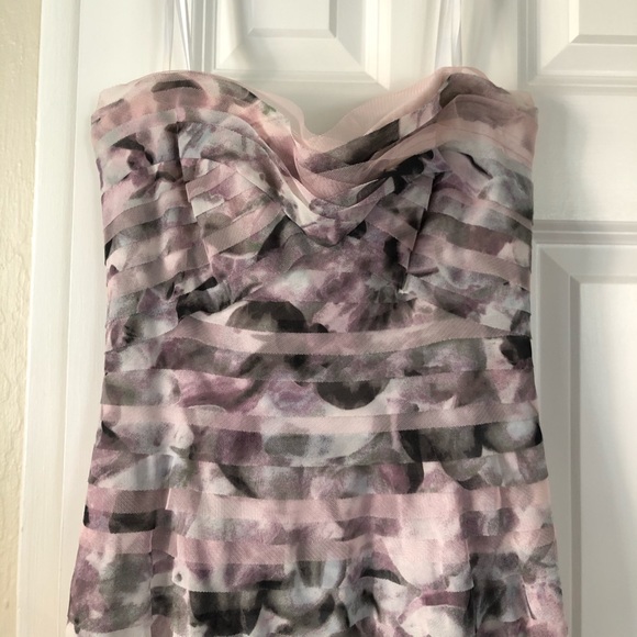 BCBG MaxAzria chiffon gown - Picture 2 of 4